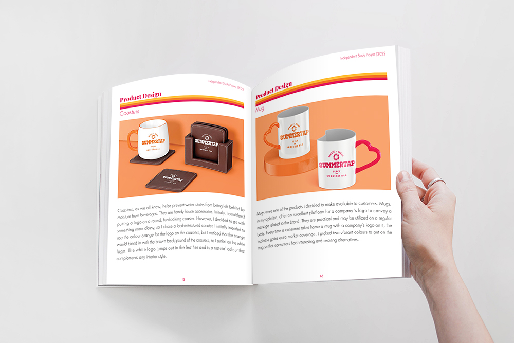 Creating a Fictional brand and process book